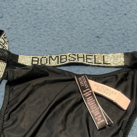 Victoria’s Secret Brazilian black bombshell shine panties. - Picture 3 of 3